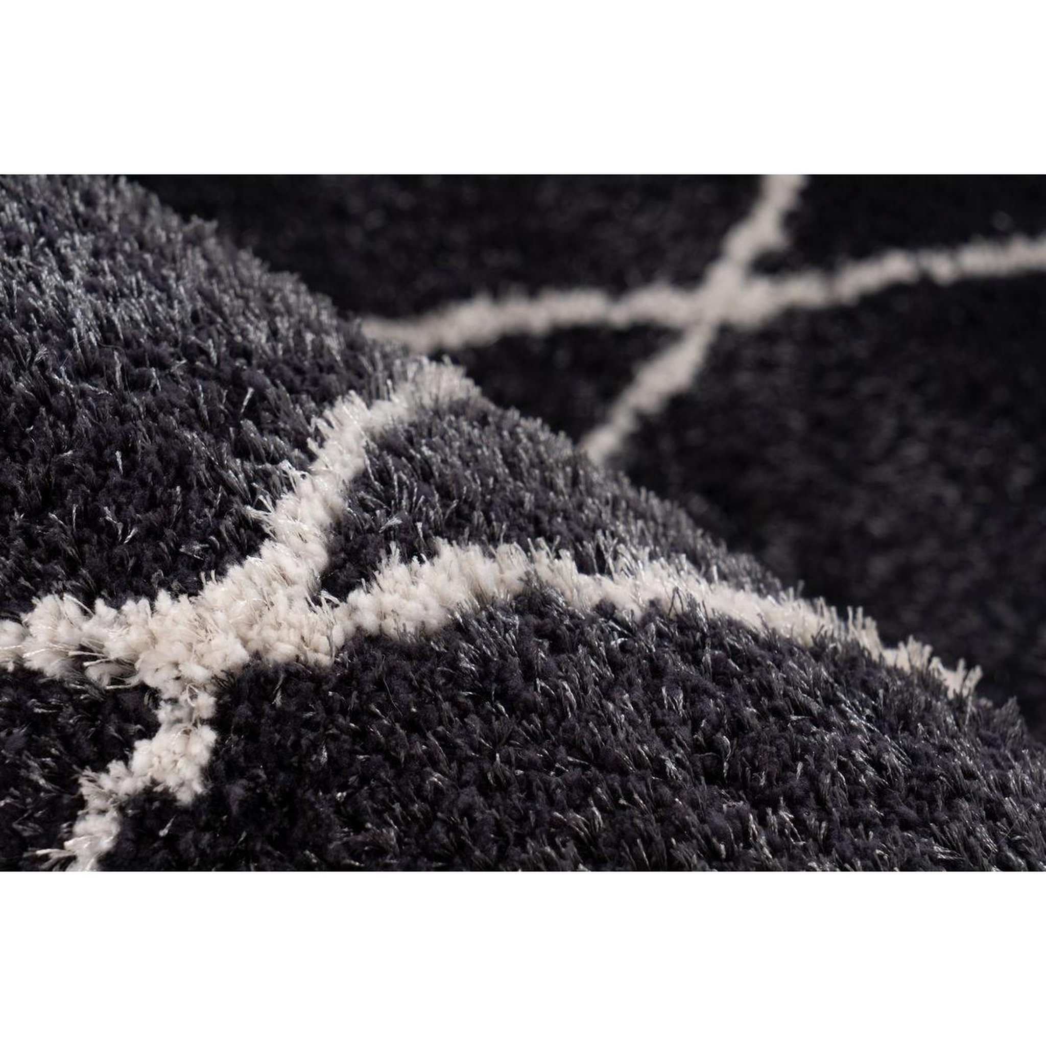 Voir la diapositive 3 : Paris Prix Tapis Motif Géométrique  Orlando  Anthracite