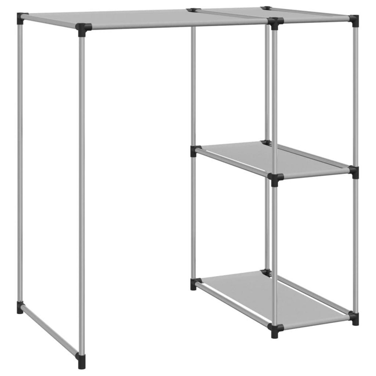 VIDAXL Support de rangement sur la machine a laver Gris 87x55x90,5 cm