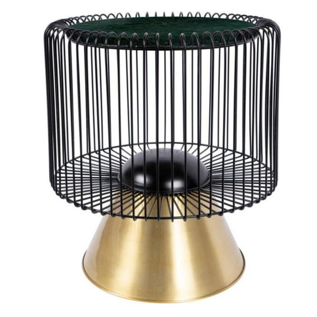 Paris Prix Table d'Appoint Design  Malibu  56cm Vert