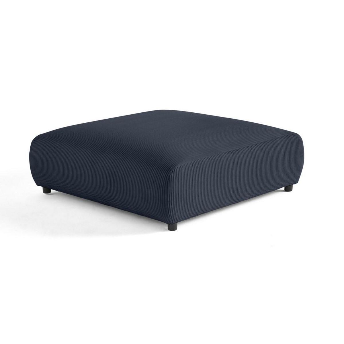 LISA DESIGN Garance - grand pouf modulable - en velours côtelé