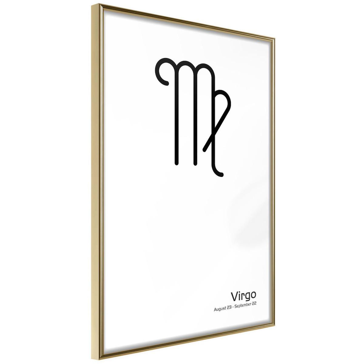 Paris Prix Affiche Murale Encadrée  Zodiac Virgo II