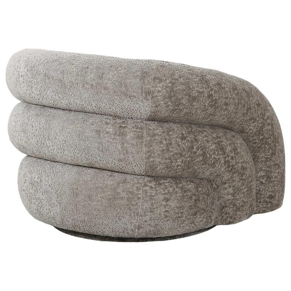 LISA DESIGN Nicolo - fauteuil pivotant - en tissu texturé