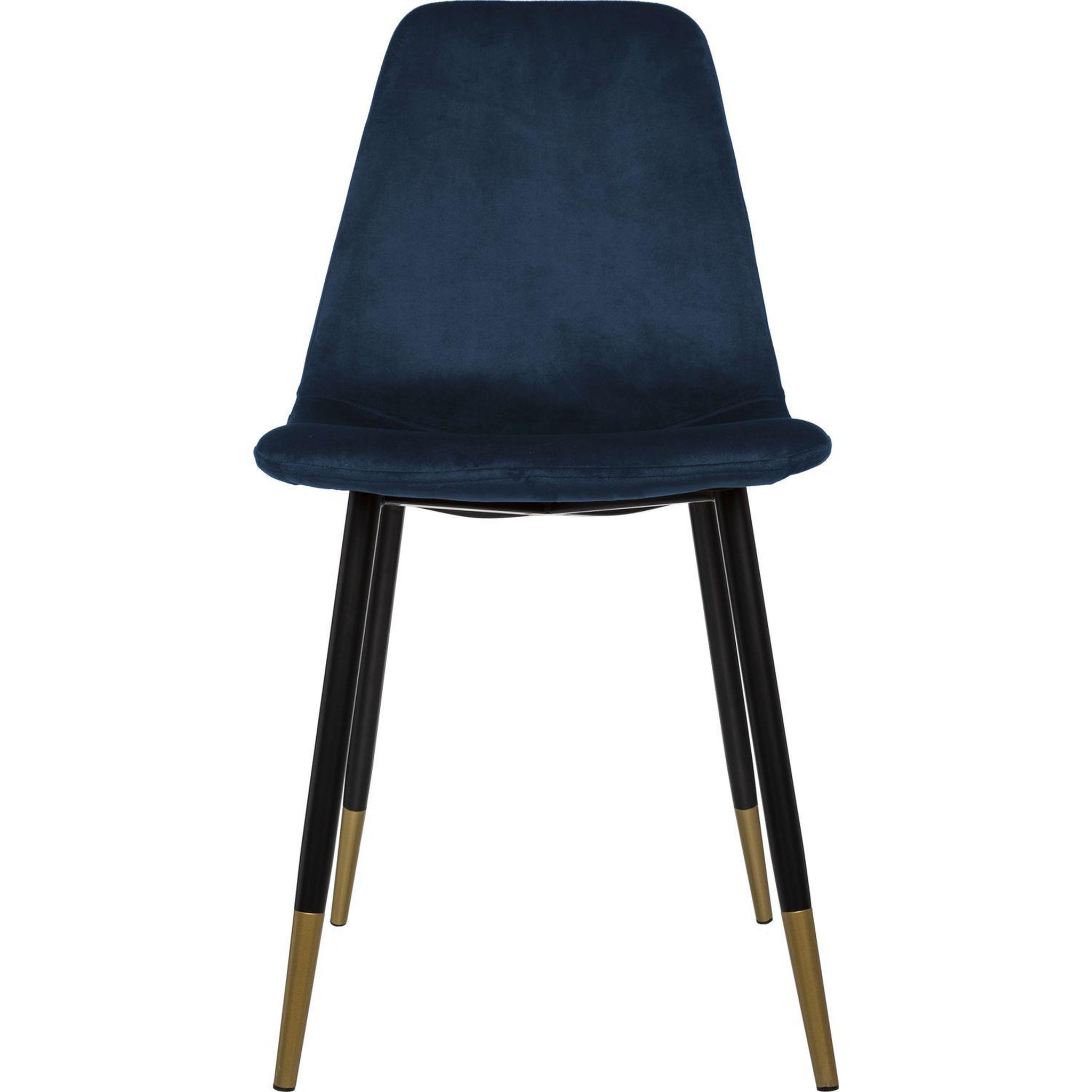 Voir la diapositive 2 : TOILINUX Lot de 4 chaises design velours tyka