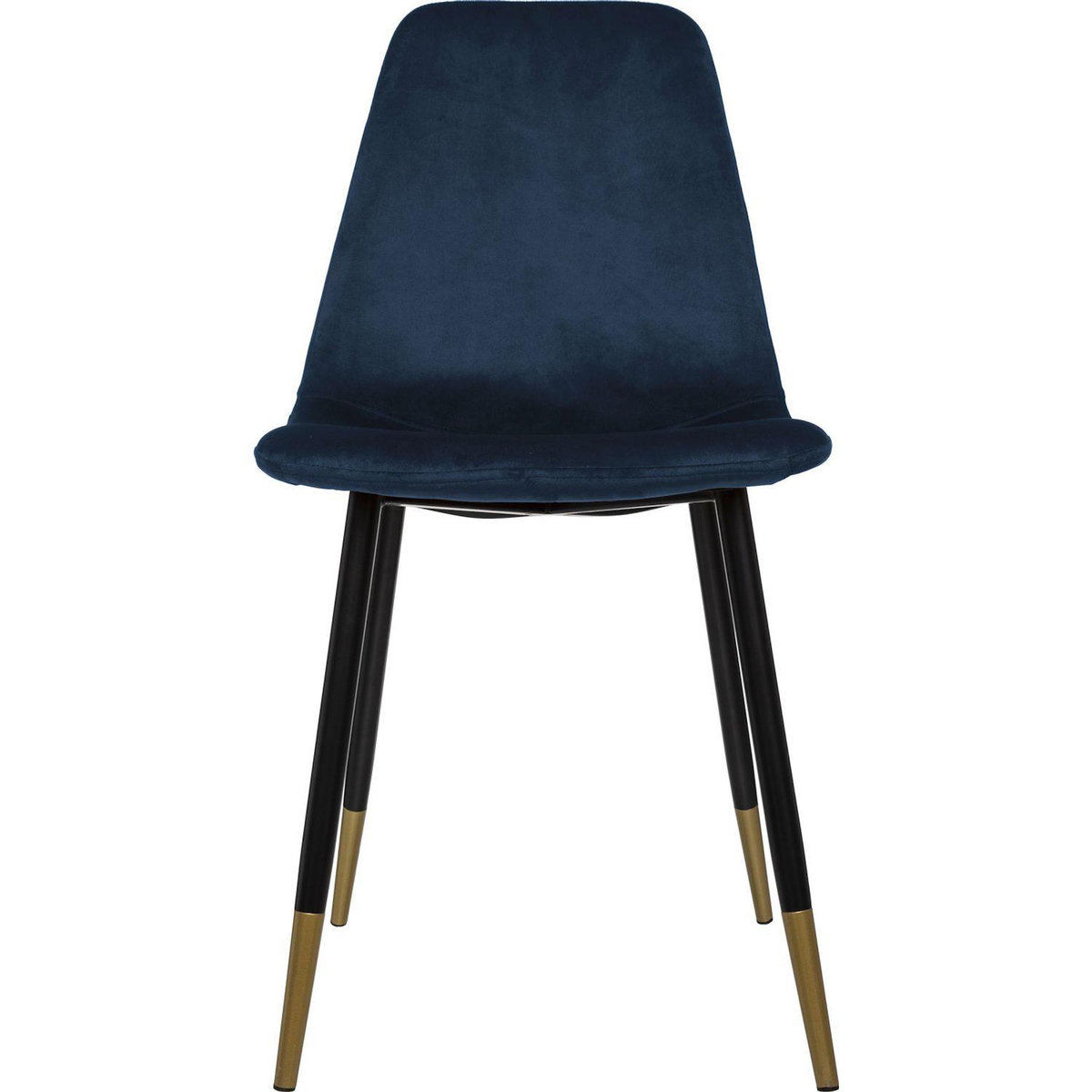 ATMOSPHERA Lot de 4 Chaises design velours Tyka