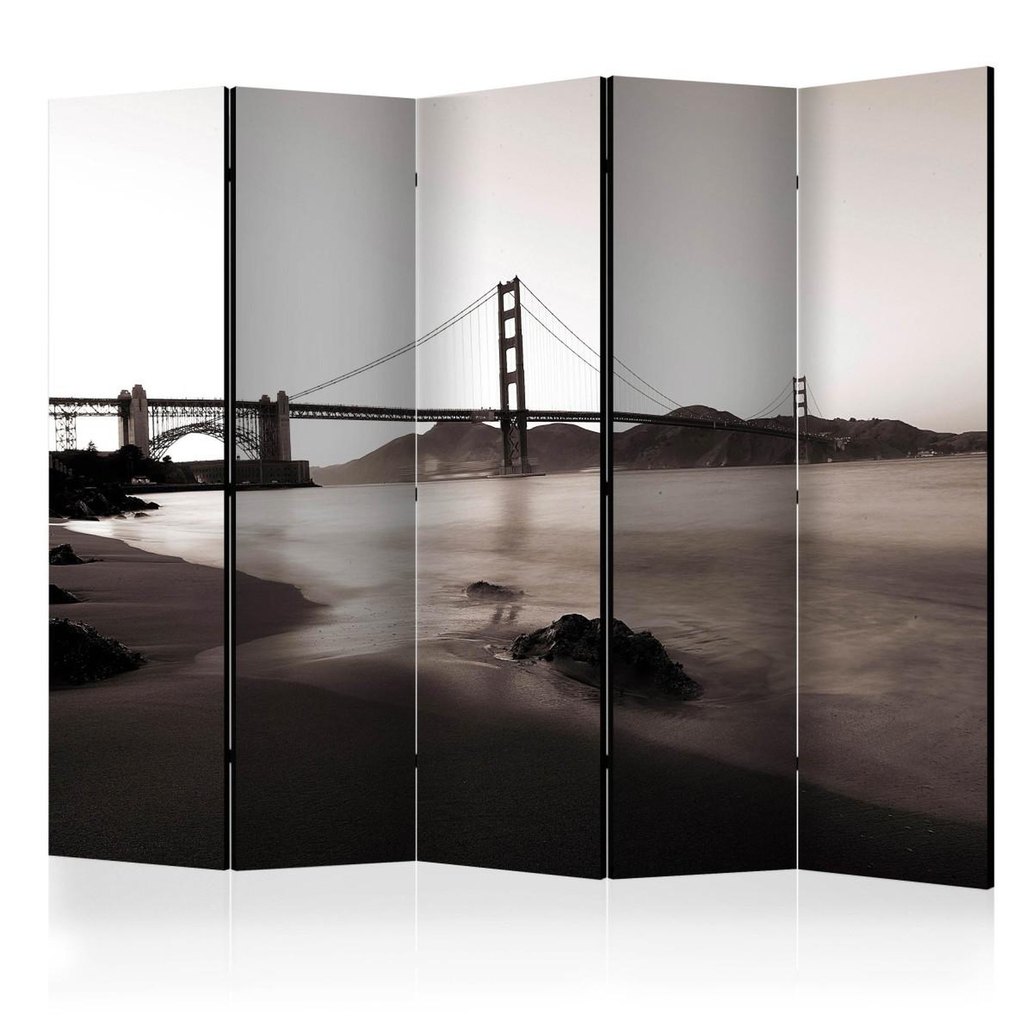 Paris Prix Paravent 5 volets  san francisco : golden gate bridge  172x225cm