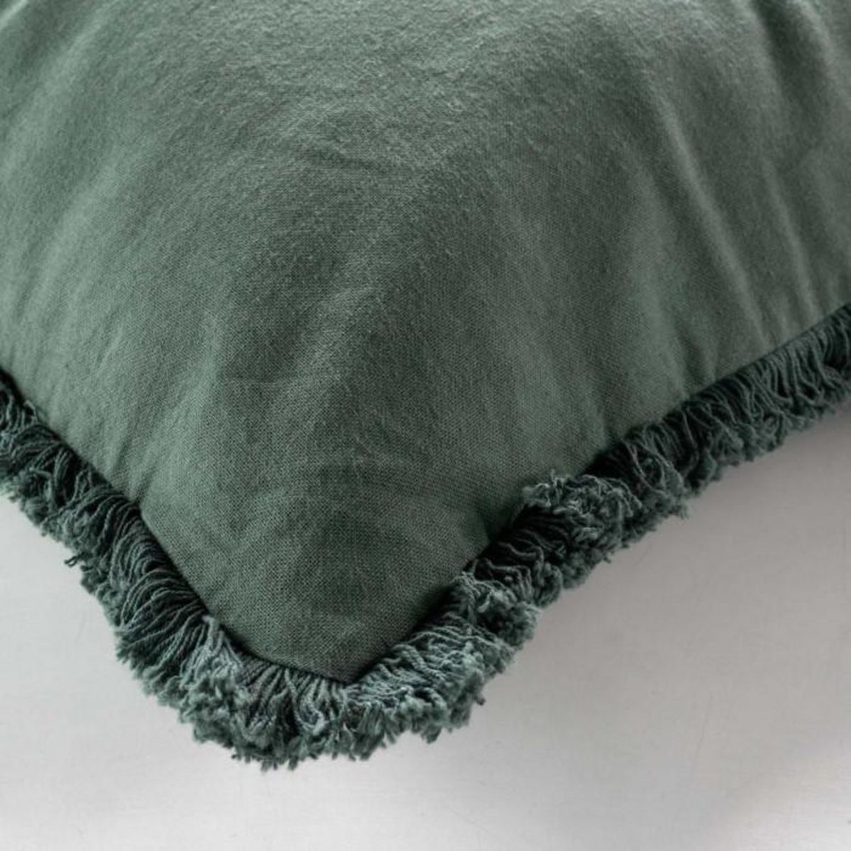 Paris Prix Coussin Déco à Franges  Eve  45x45cm Verveine