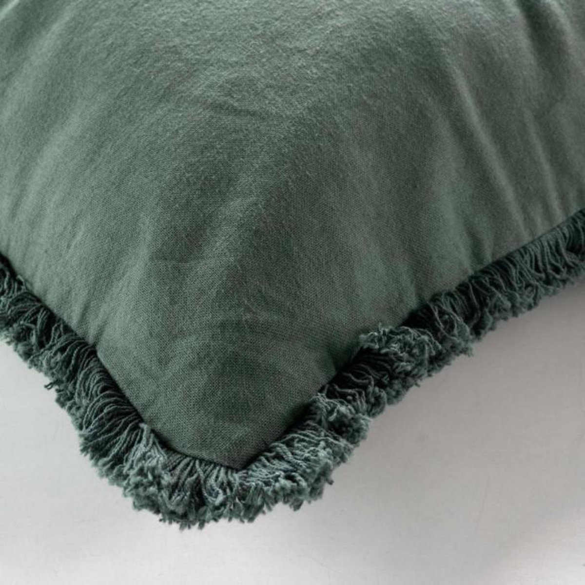 Paris Prix Coussin Déco à Franges  Eve  45x45cm Verveine