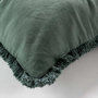 Voir la diapositive 2 : Paris Prix Coussin Déco à Franges  Eve  45x45cm Verveine