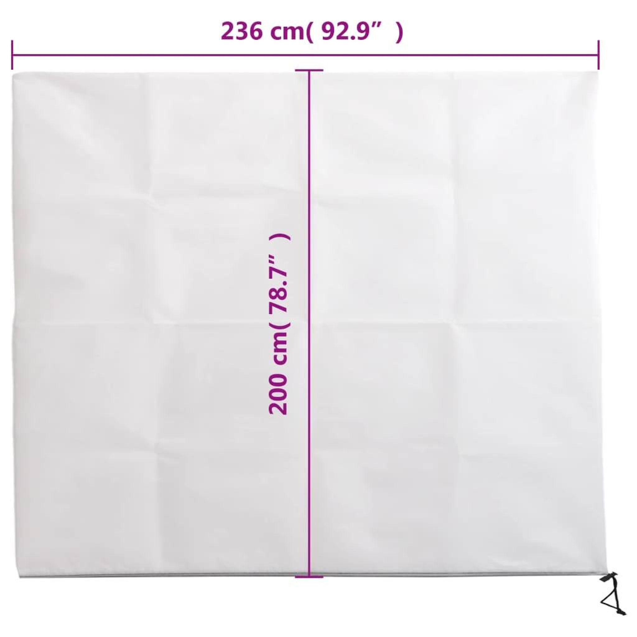 Voir la diapositive 6 : VIDAXL Housses de protection pour plantes avec fermeture eclair 2 pcs