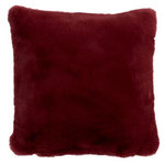 Paris Prix Coussin Imitation Fourrure  Cutie  45x45cm Rouge