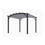 Hisense Pergola arche en acier 11.22 m² gris - per3433gn