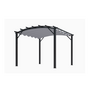 Voir la diapositive 1 : Hisense Pergola arche en acier 11.22 m² gris - per3433gn
