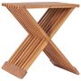 Voir la diapositive 1 : VIDAXL Tabouret pliable 40x32x45 cm Bois de teck solide
