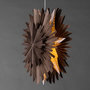 Voir la diapositive 6 : Paris Prix Lampe Suspension Design  Selen  46cm Marron