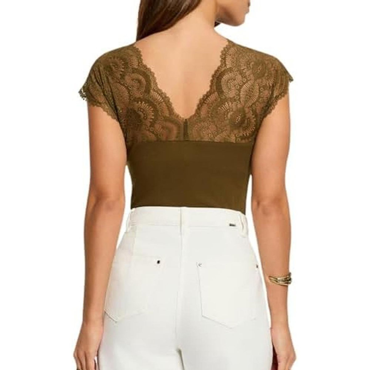 MORGAN T Shirt  Femme Morgan Dentelle Deli