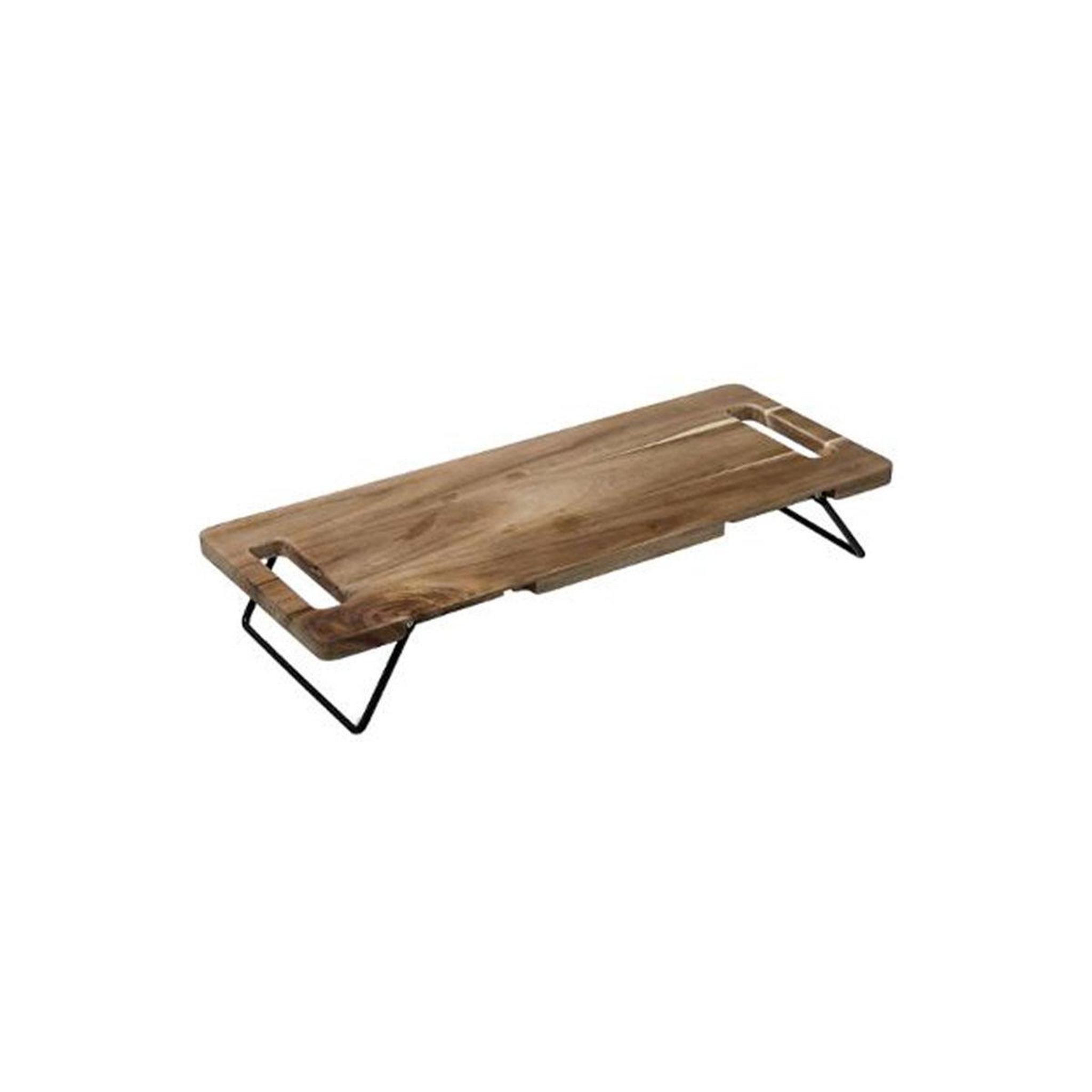 Voir la diapositive 1 : SECRET DE GOURMET Plateau de présentation  tribecart  48cm naturel