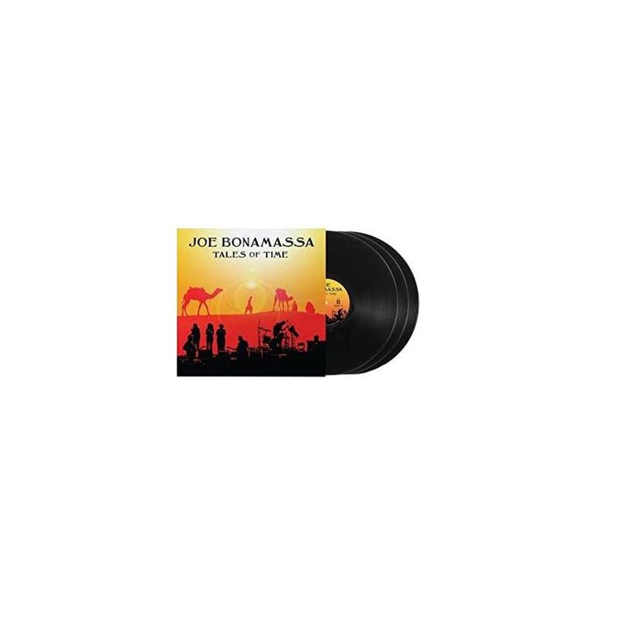 MASCOT Vinyle joe bonamassa tales of time mascot, pochette coucher de soleil jaune/orange/rouge