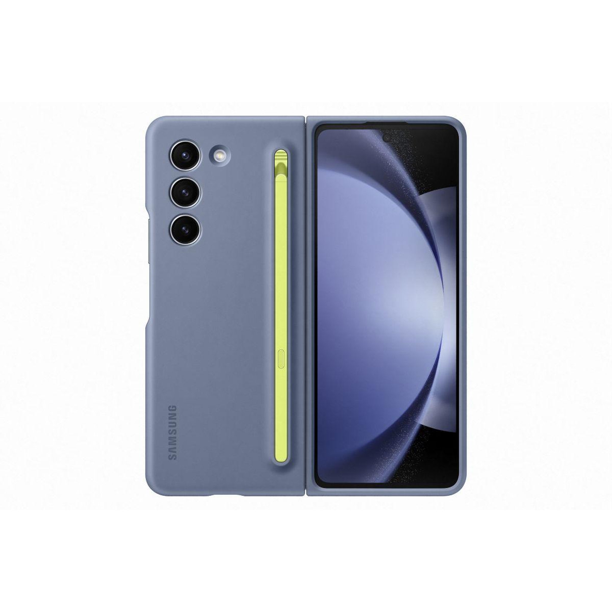 Samsung Coque Z Fold 5 S pen intégré Bleu