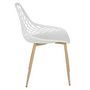 Voir la diapositive 4 : Paris Prix Lot de 4 Chaises Design  Malaga  80cm Blanc