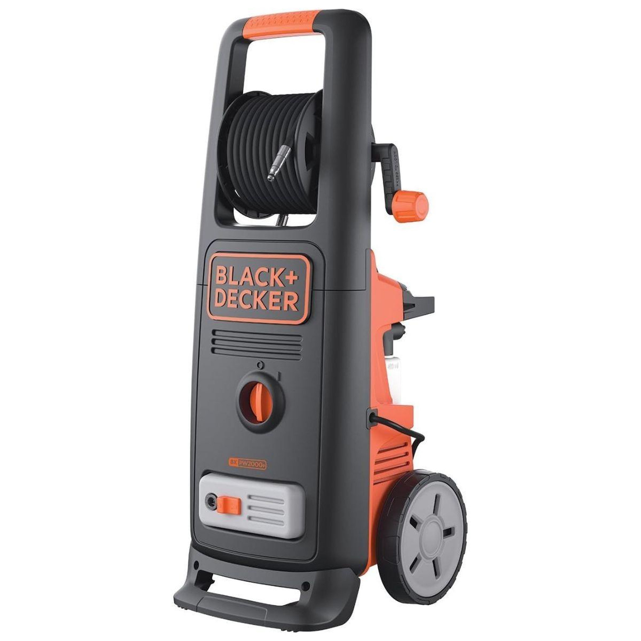 Voir la diapositive 2 : Black et Decker Nettoyeur Haute Pression 2000W 140 Bar 440 L/h Patio cleaner et brosse fixe Black+Decker