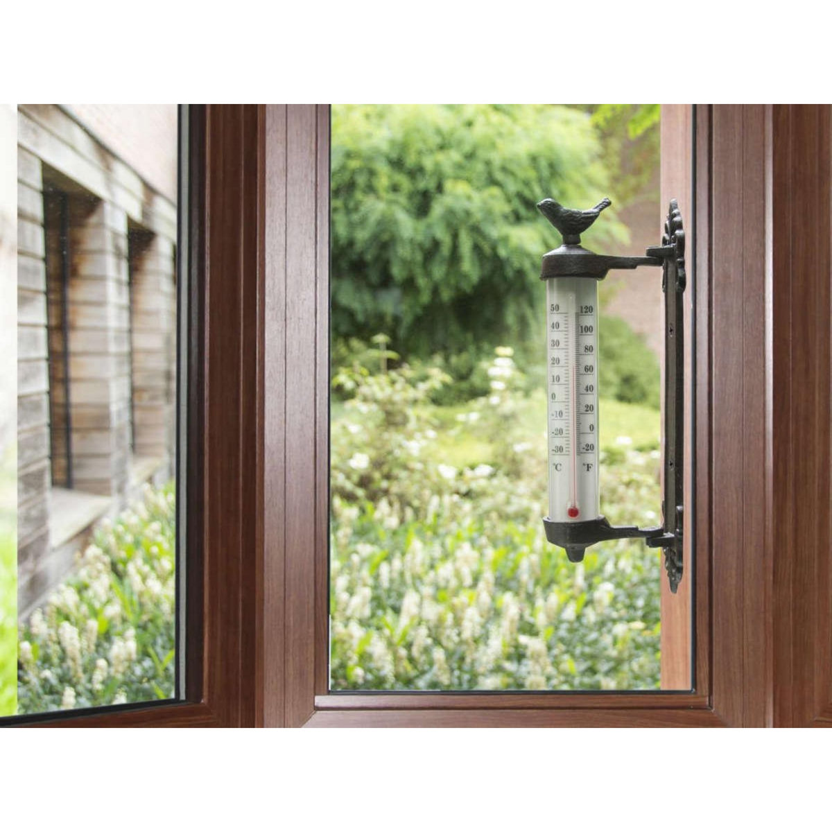 ESSCHERT DESIGN Thermomètre mural oiseau en fonte - Esschert Design