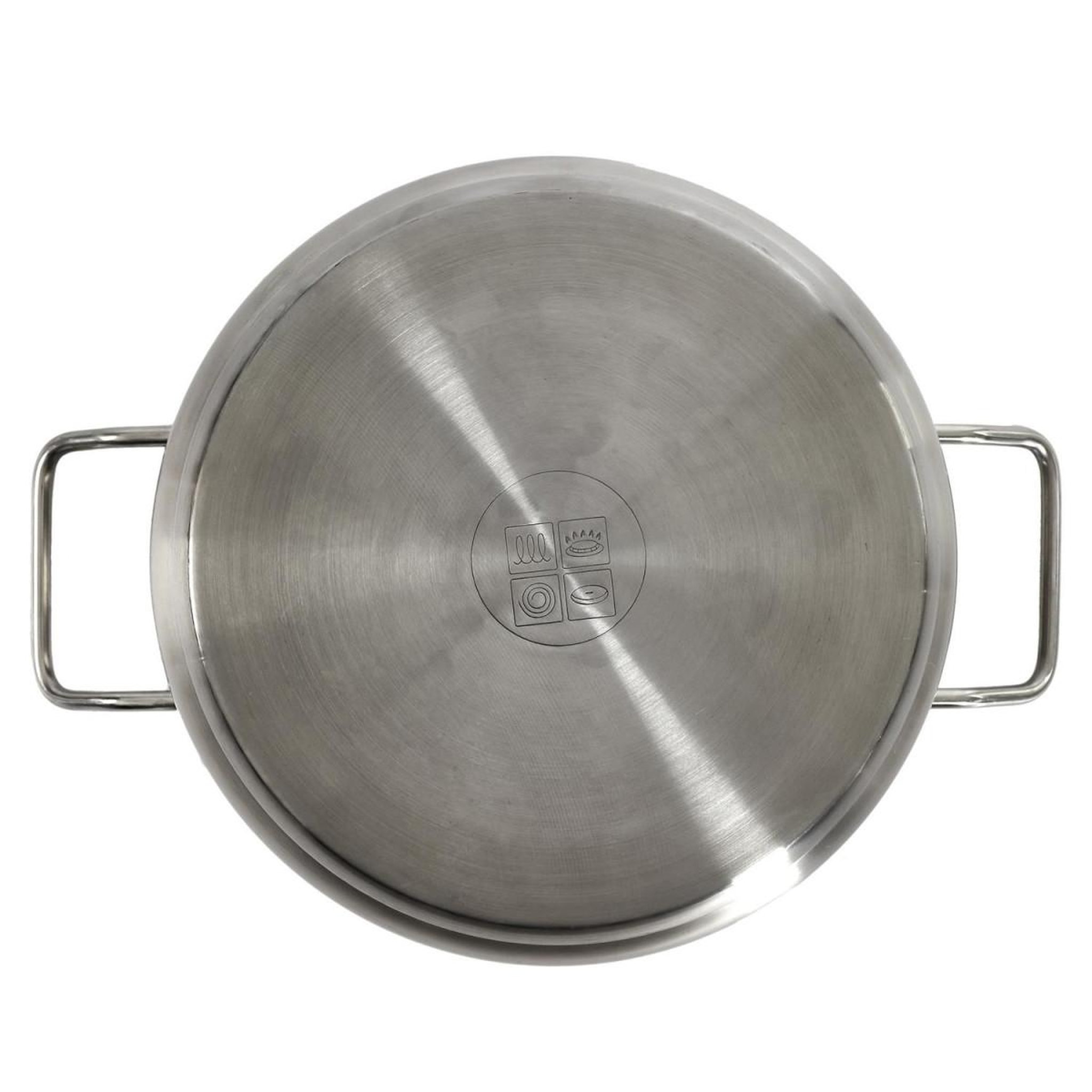 Voir la diapositive 5 : COOK CONCEPT Faitout avec couvercle en verre  inox  28cm argent