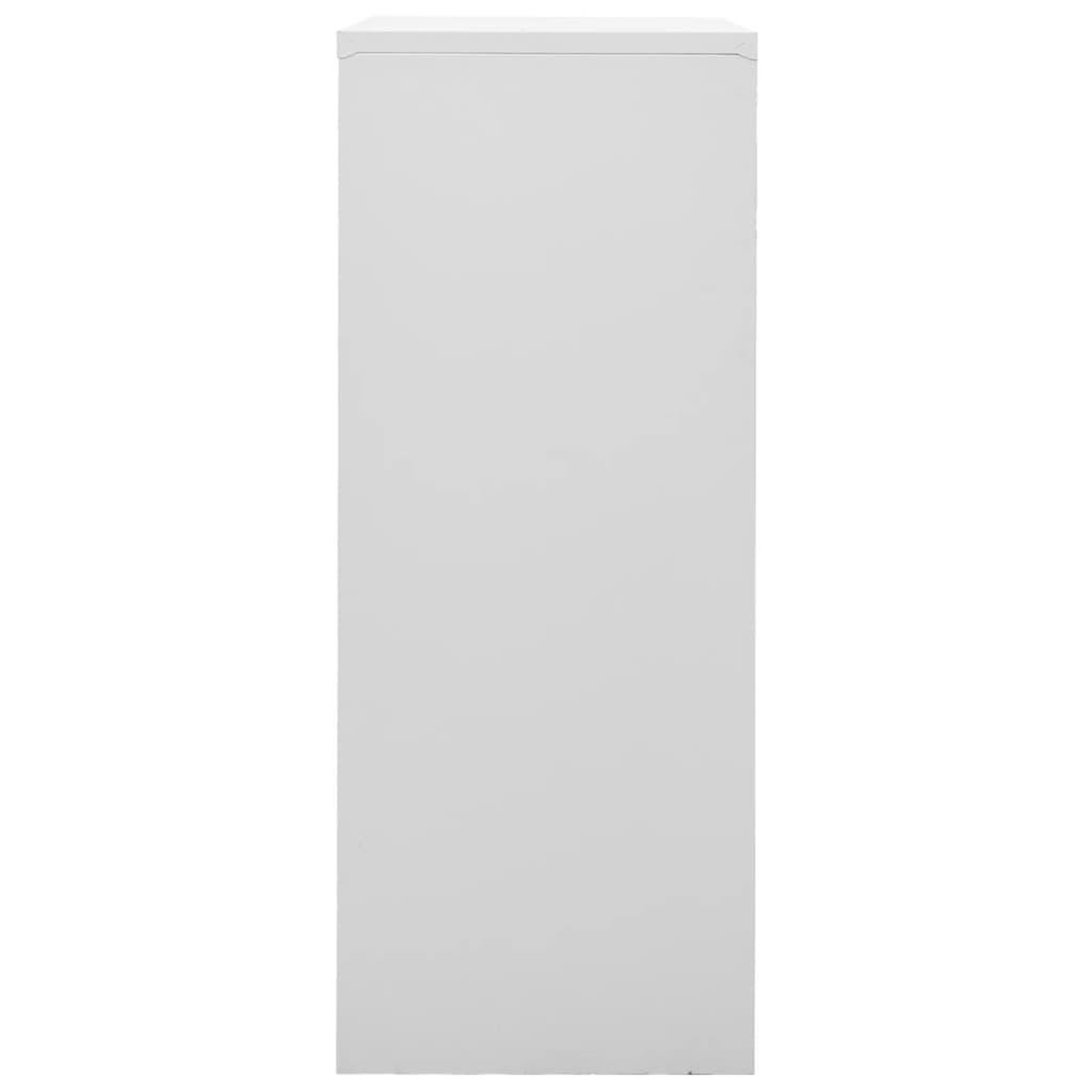 Voir la diapositive 3 : VIDAXL Armoire de bureau Gris clair 90x40x102 cm Acier