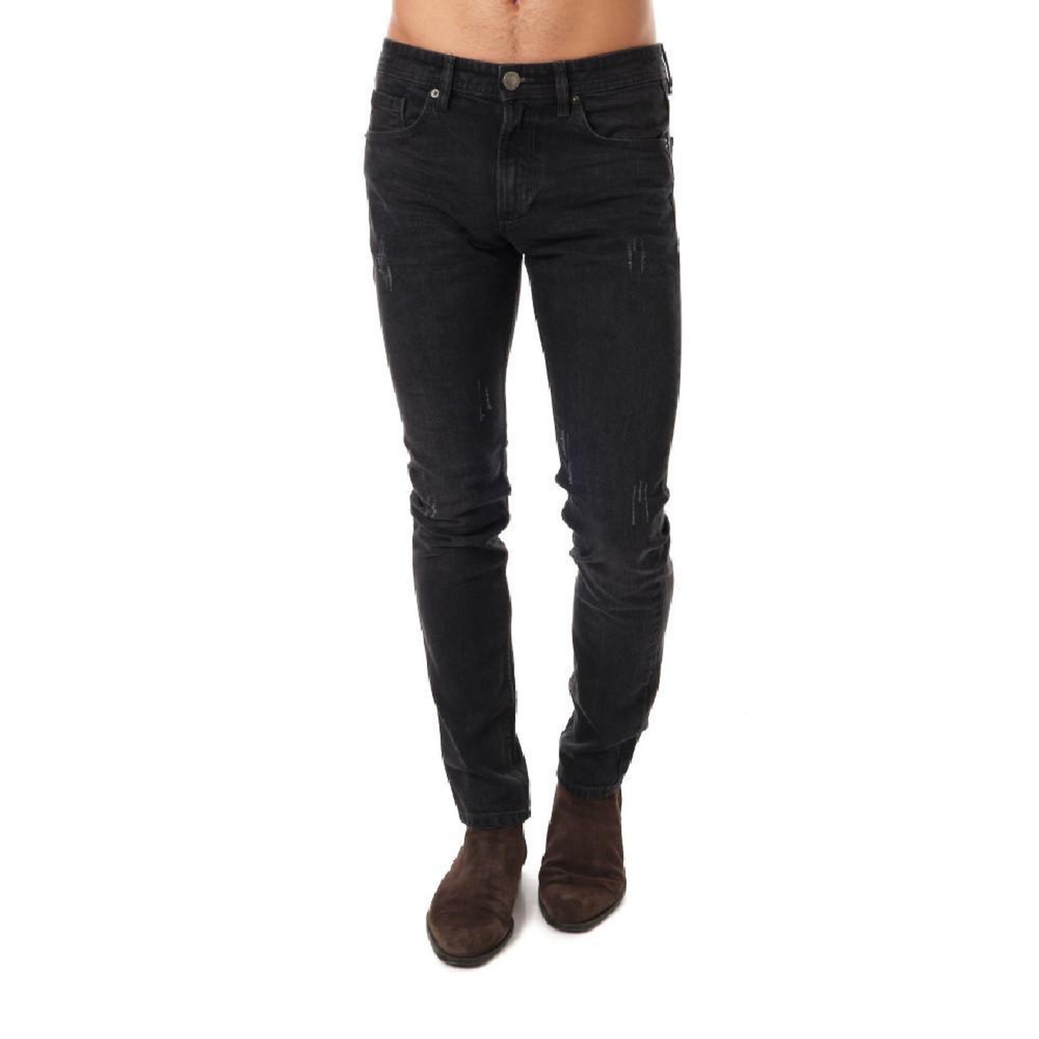 PANAME BROTHERS Jean noir homme Paname Brothers Jimmy. Coloris disponibles : Noir
