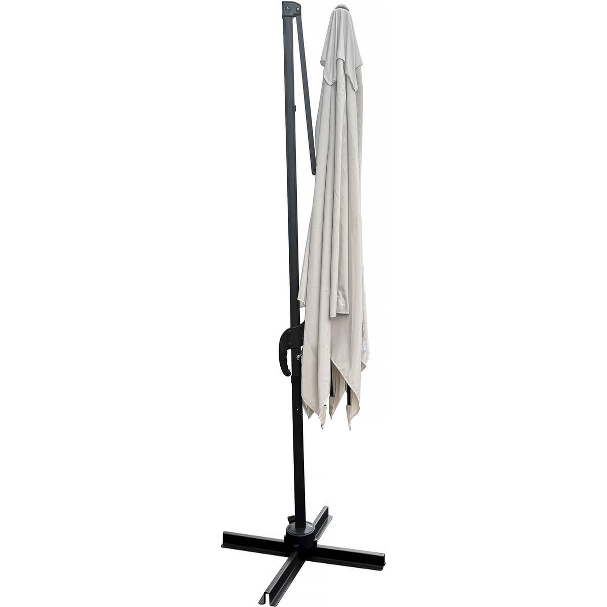 Voir la diapositive 3 : Habitat et Jardin Parasol jardin déporté  Soleil  - Carré - 2.5 x 2.5 m - Ecru