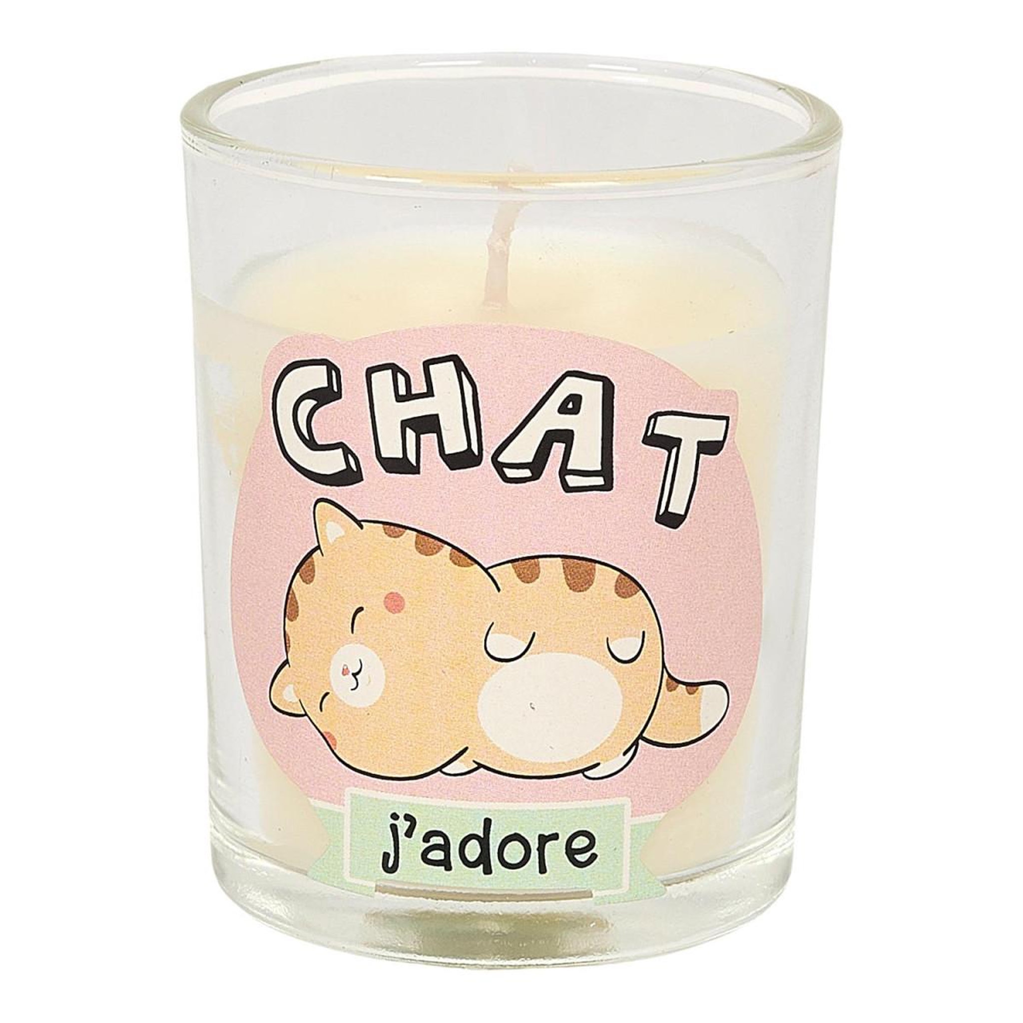 Voir la diapositive 5 : The concept Factory Coffret 4 bougies parfumées  kawaii  19cm guimauve