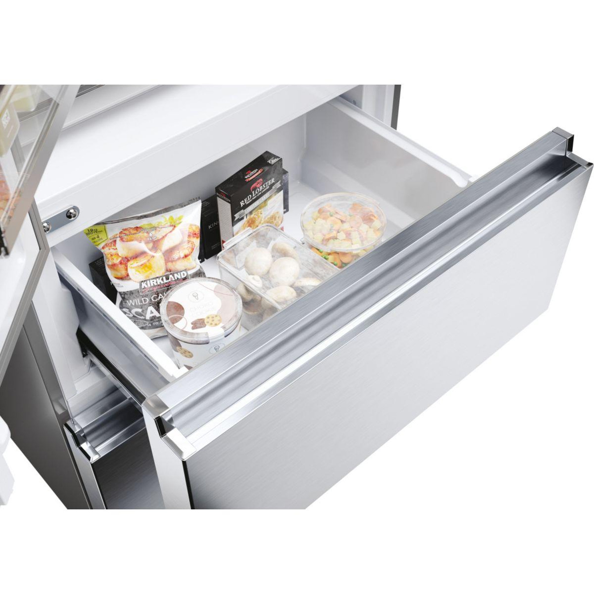 Voir la diapositive 5 : HAIER Réfrigérateur multi portes hfr5719ewmg