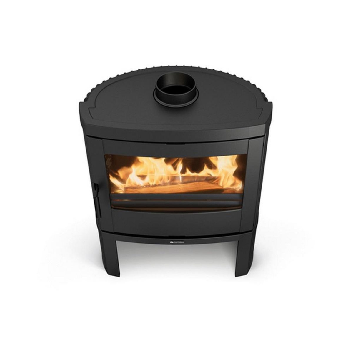 NORDICA EXTRAFLAME Poêle à bois fonte 7.7kw noir - jennifer2.0