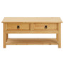 Voir la diapositive 3 : IDIMEX Table basse TEQUILA style mexicain avec 2 tiroirs, en pin massif