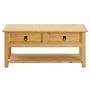 Voir la diapositive 3 : IDIMEX Table basse TEQUILA style mexicain avec 2 tiroirs, en pin massif