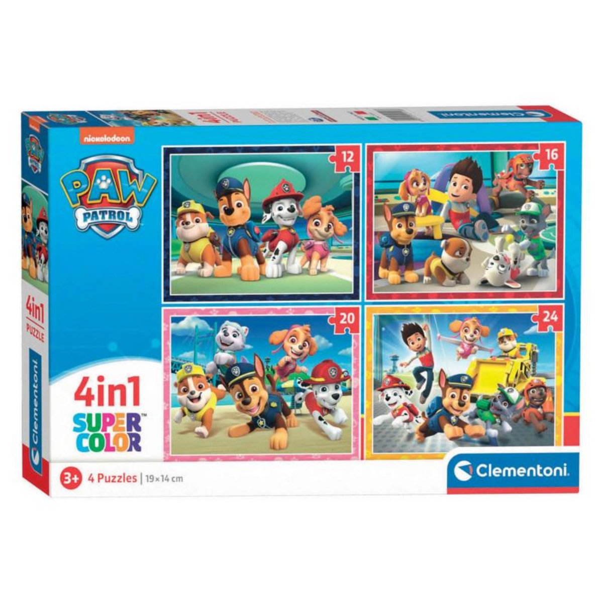 CLEMENTONI Clementoni Puzzles PAW Patrol, 4in1 21513