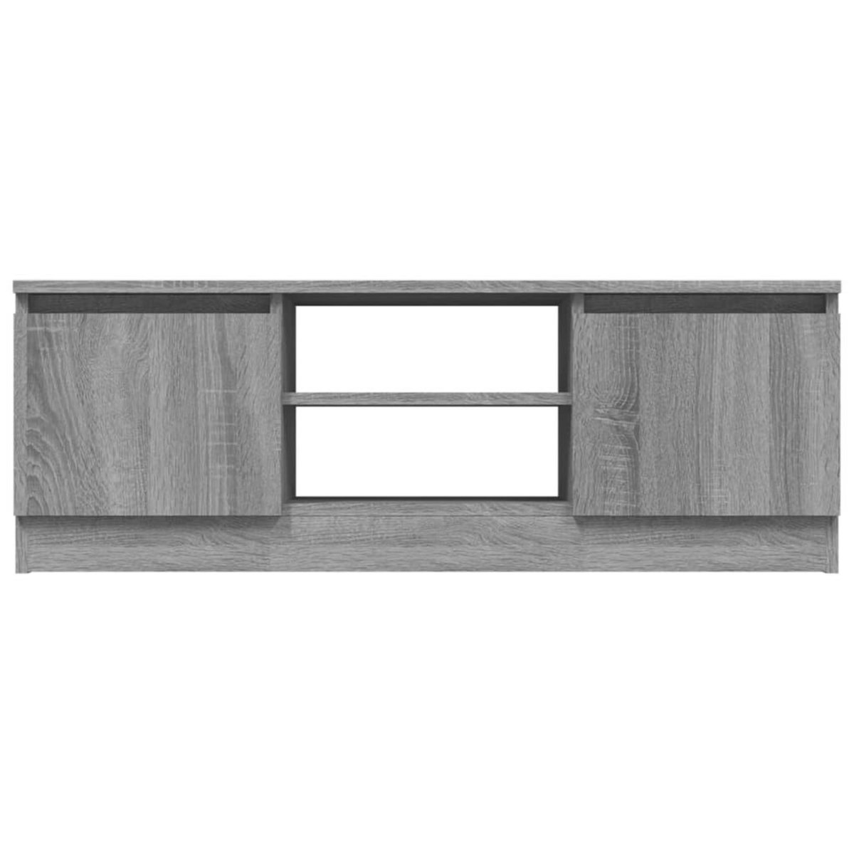 VIDAXL Meuble TV avec porte Sonoma gris 102x30x36 cm