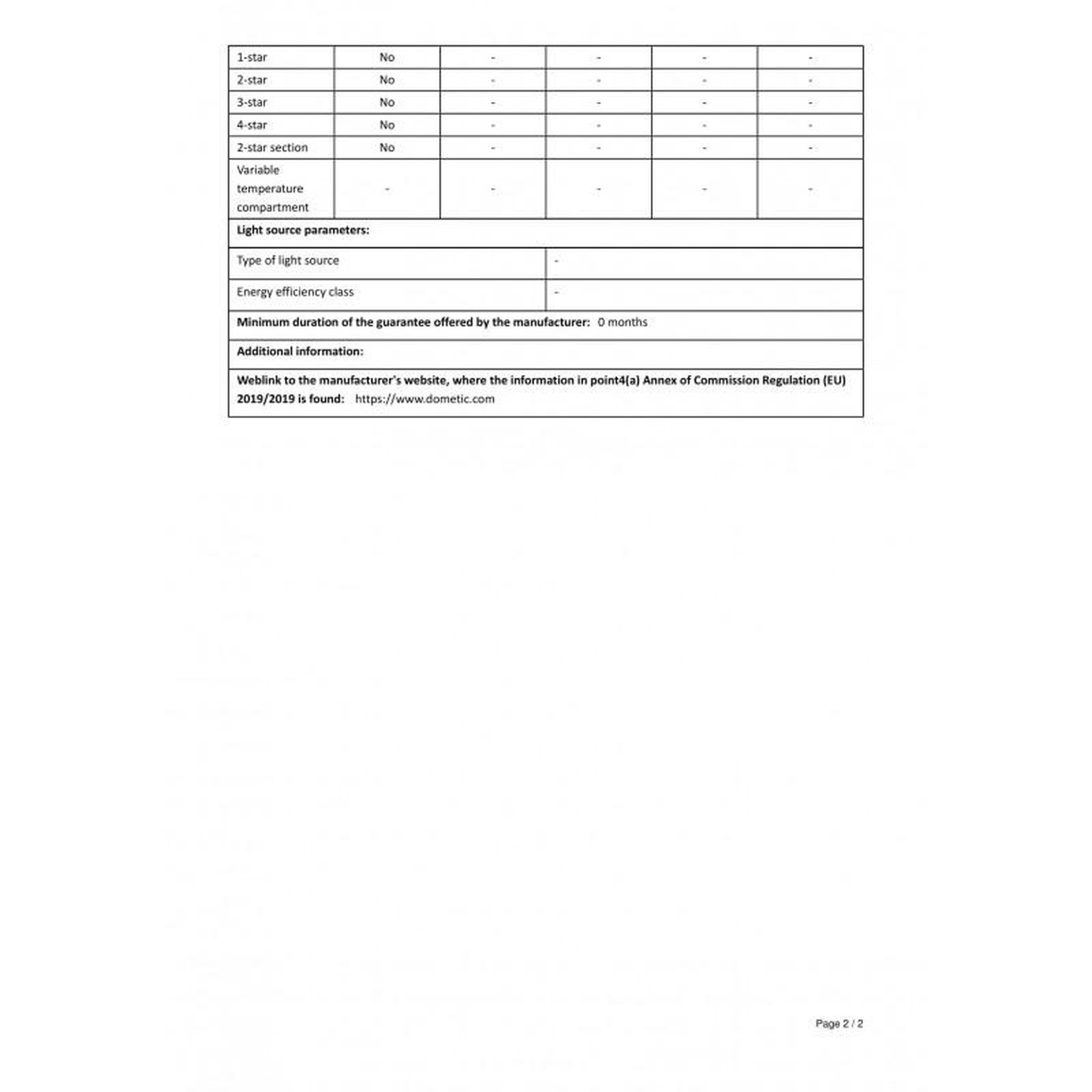 Voir la diapositive 3 : DOMETIC DOMETIC, CFF45
