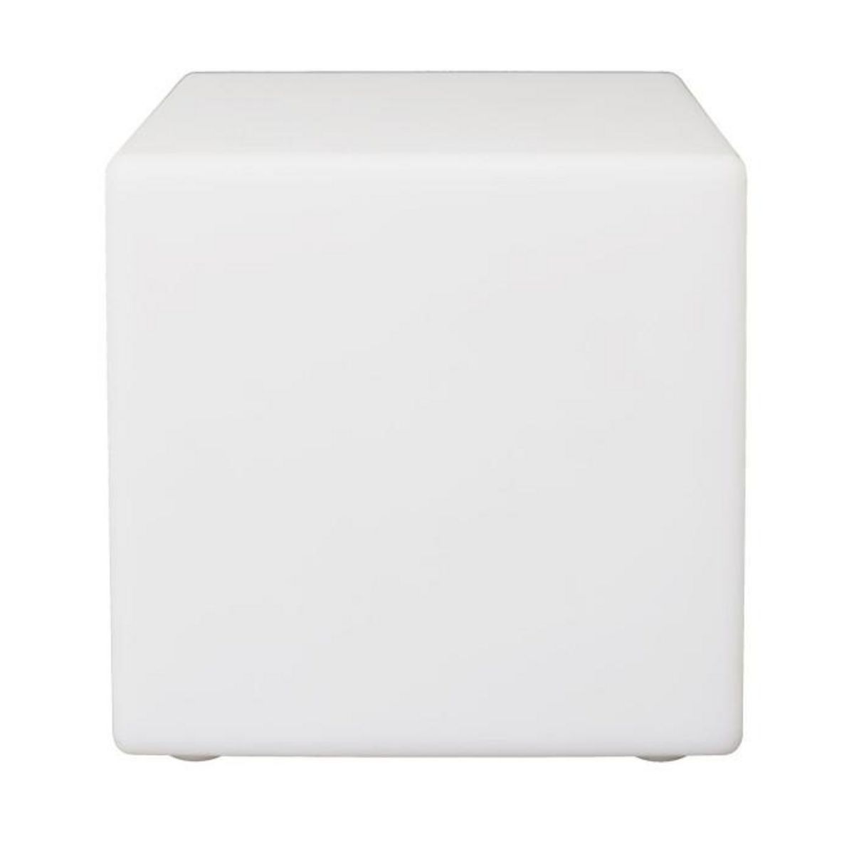 Paris Prix Lampe Cube d'Extérieur  Télécommande  25cm Blanc