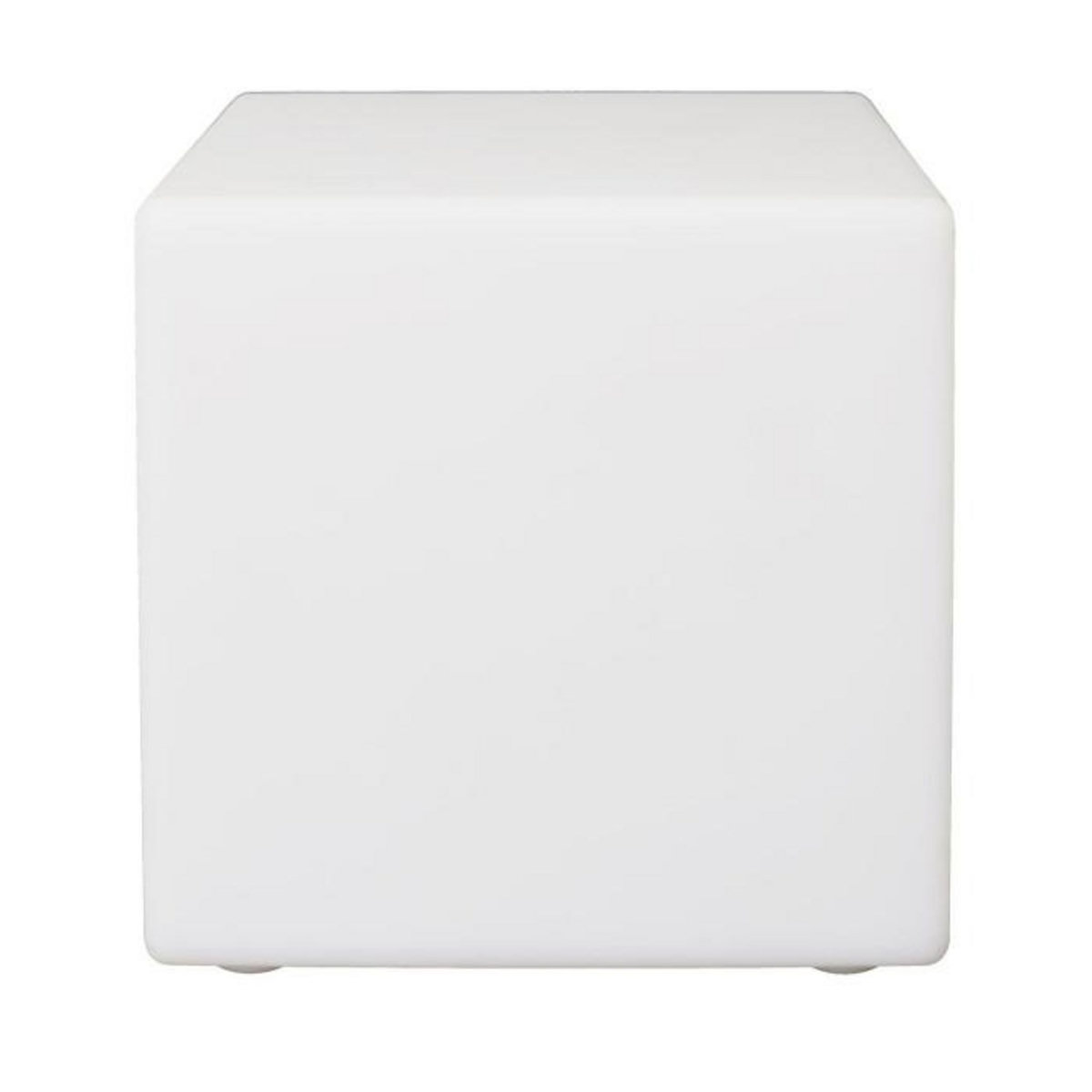 Paris Prix Lampe Cube d'Extérieur  Télécommande  25cm Blanc