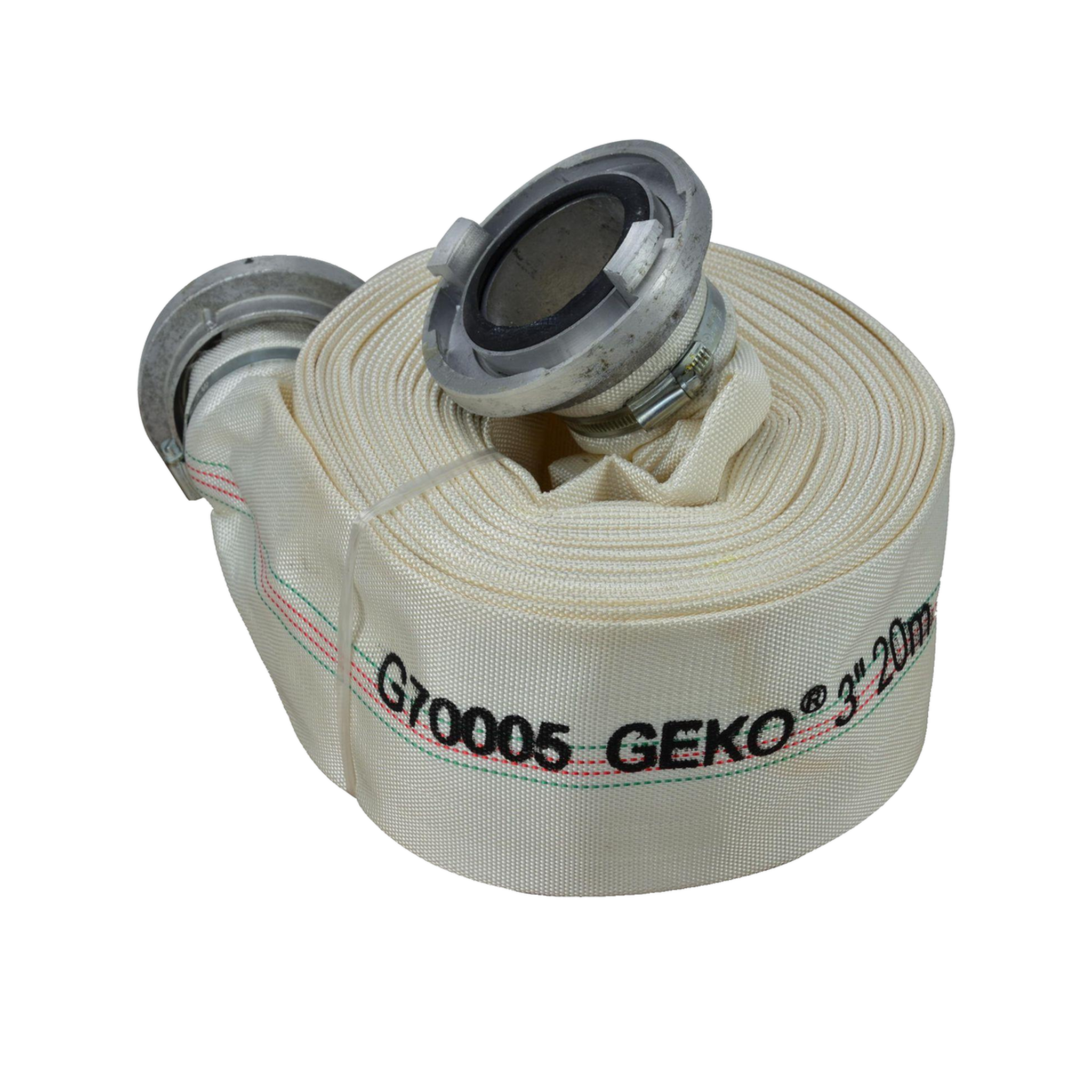 Voir la diapositive 2 : Geko Tuyau d'arrosage Geko g70005 20 m blanche