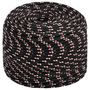 Voir la diapositive 2 : VIDAXL Corde de bateau Noir 6 mm 25 m Polypropylene