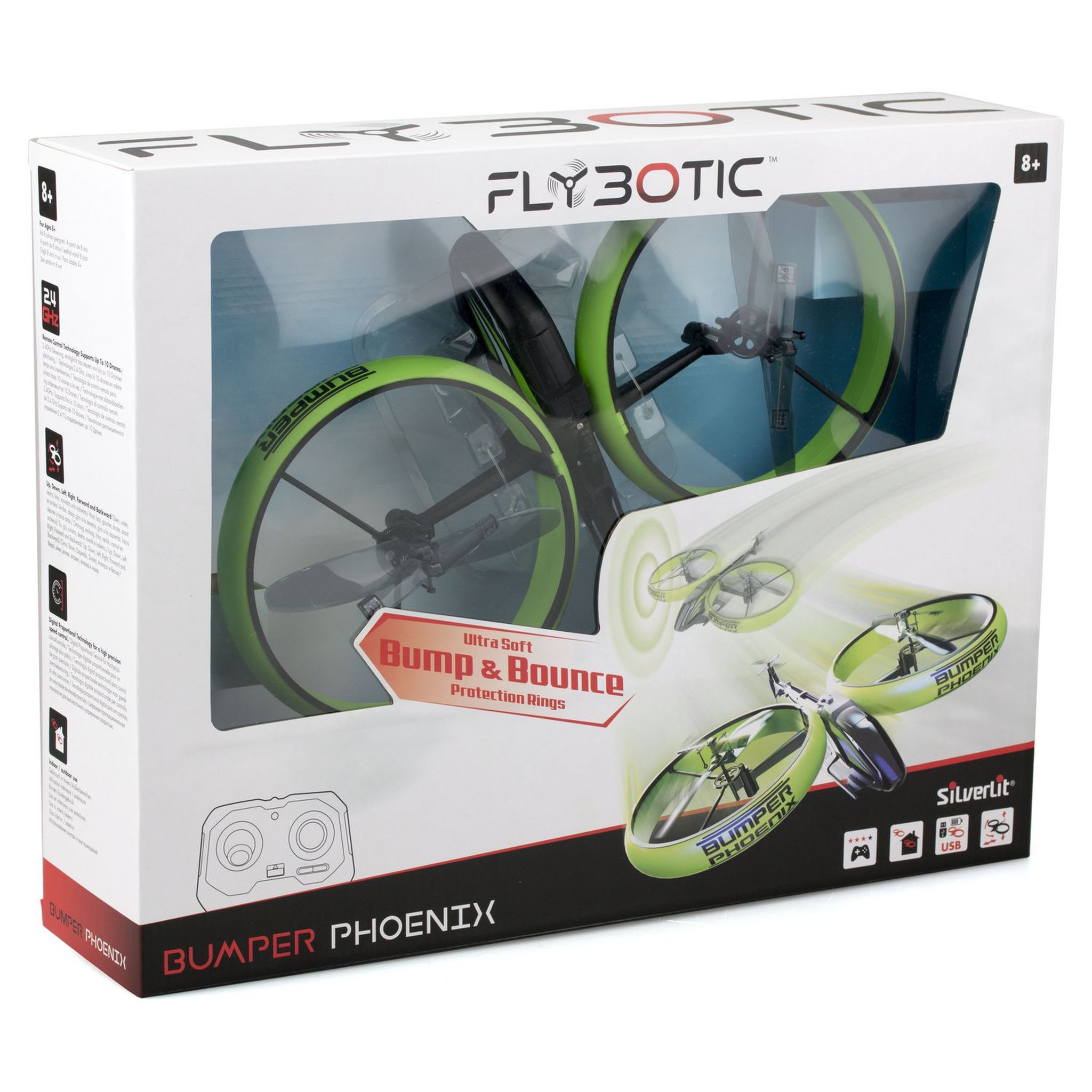 Voir la diapositive 1 : SILVERLIT Drone Bumper Phoenix - Flybotic