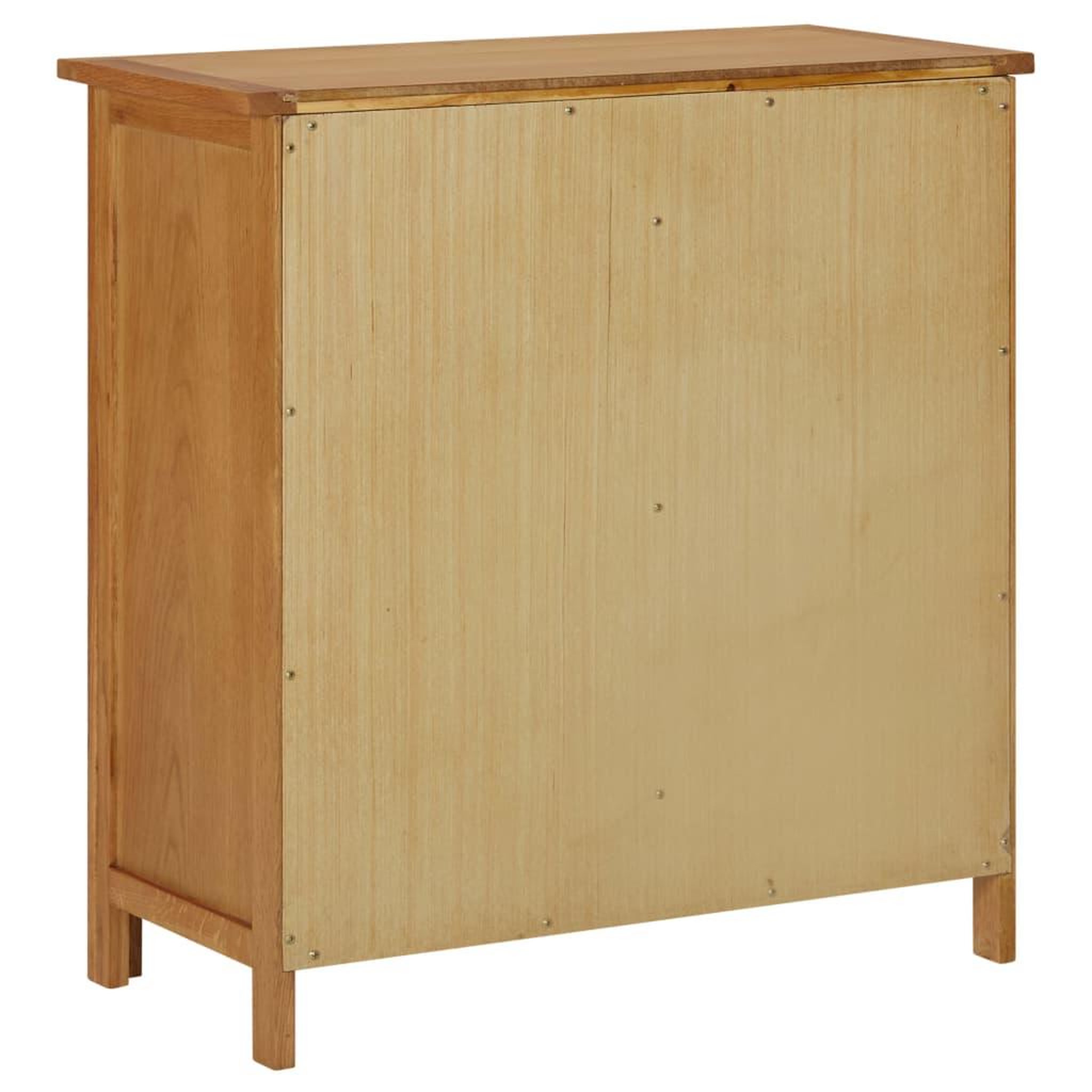 Voir la diapositive 5 : VIDAXL Placard 70x35x75 cm Bois de chene massif