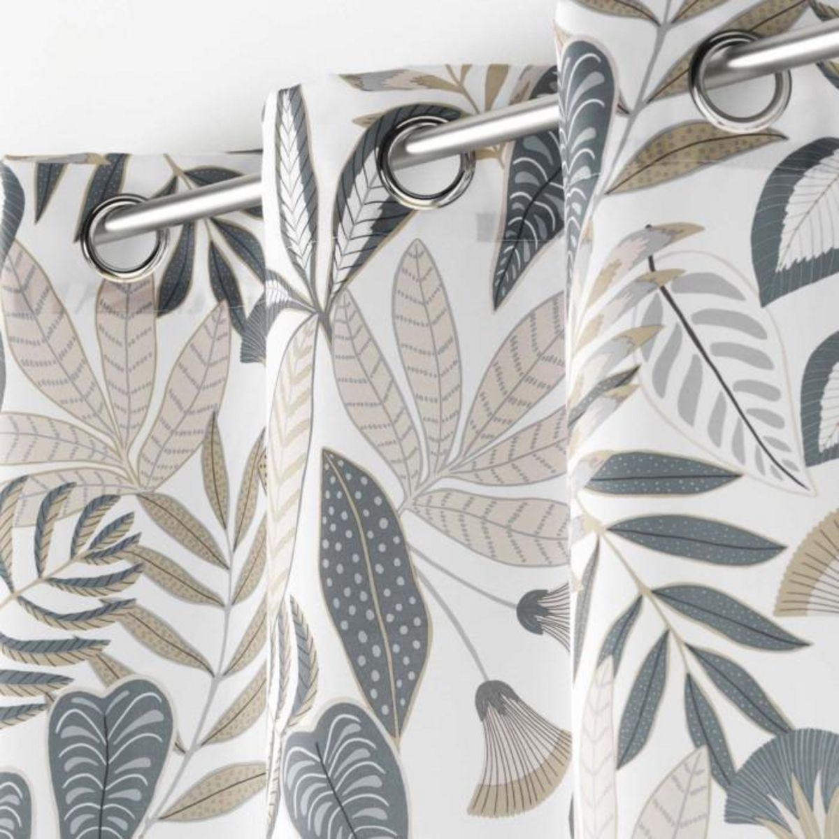 Paris Prix Rideau à Œillets Imprimé  Tilda  140x260cm Blanc