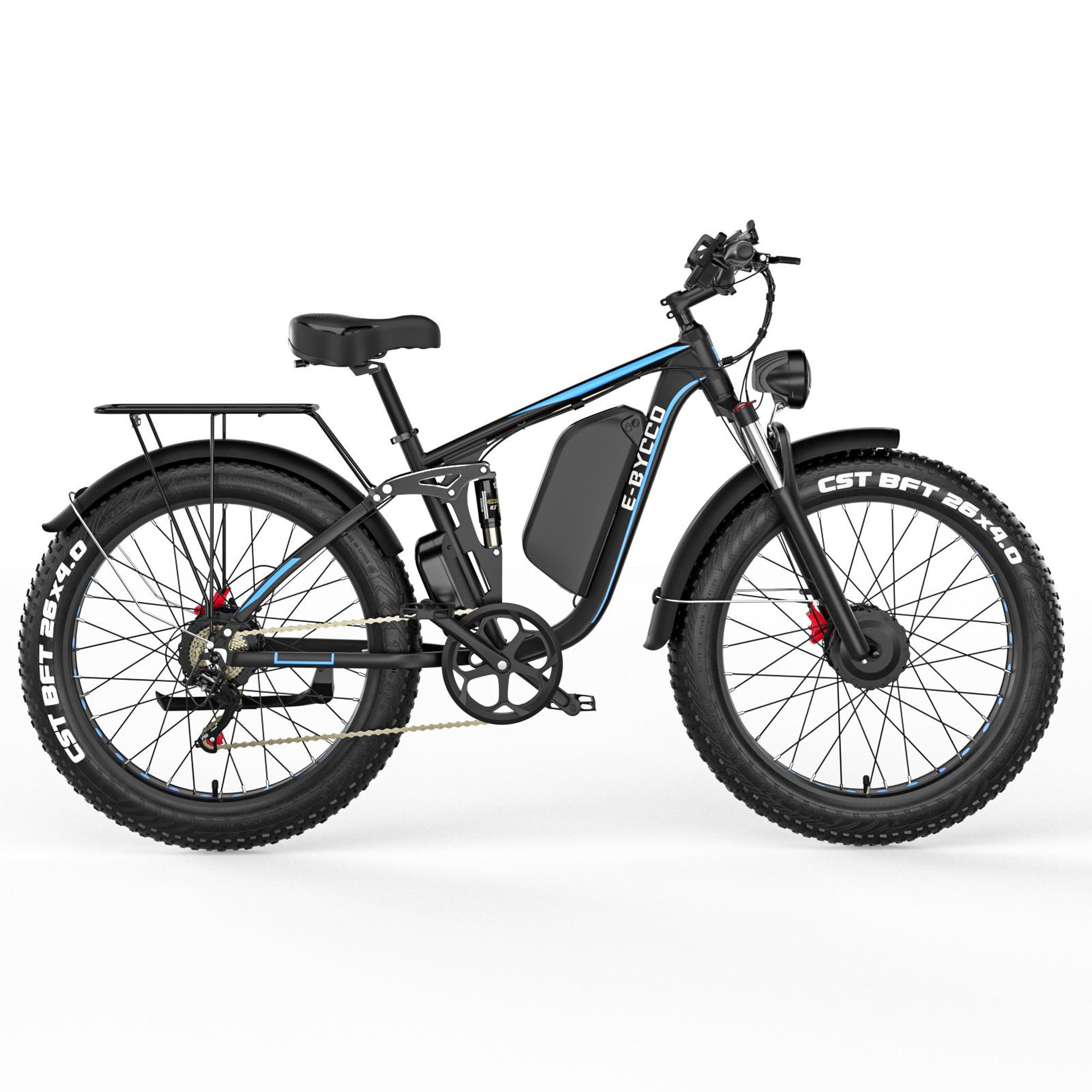 Voir la diapositive 3 : E.BYCCO VTT électrique E·BYCCO EB7PRO, double moteur, 52 V 23 Ah