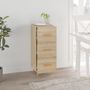 Voir la diapositive 3 : VIDAXL Buffet Chene sonoma 34,5x34x90 cm Bois d'ingenierie