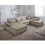 Voir la diapositive 2 : LISA DESIGN Vermont - canapé panoramique d'angle droit - 7 places - xxl