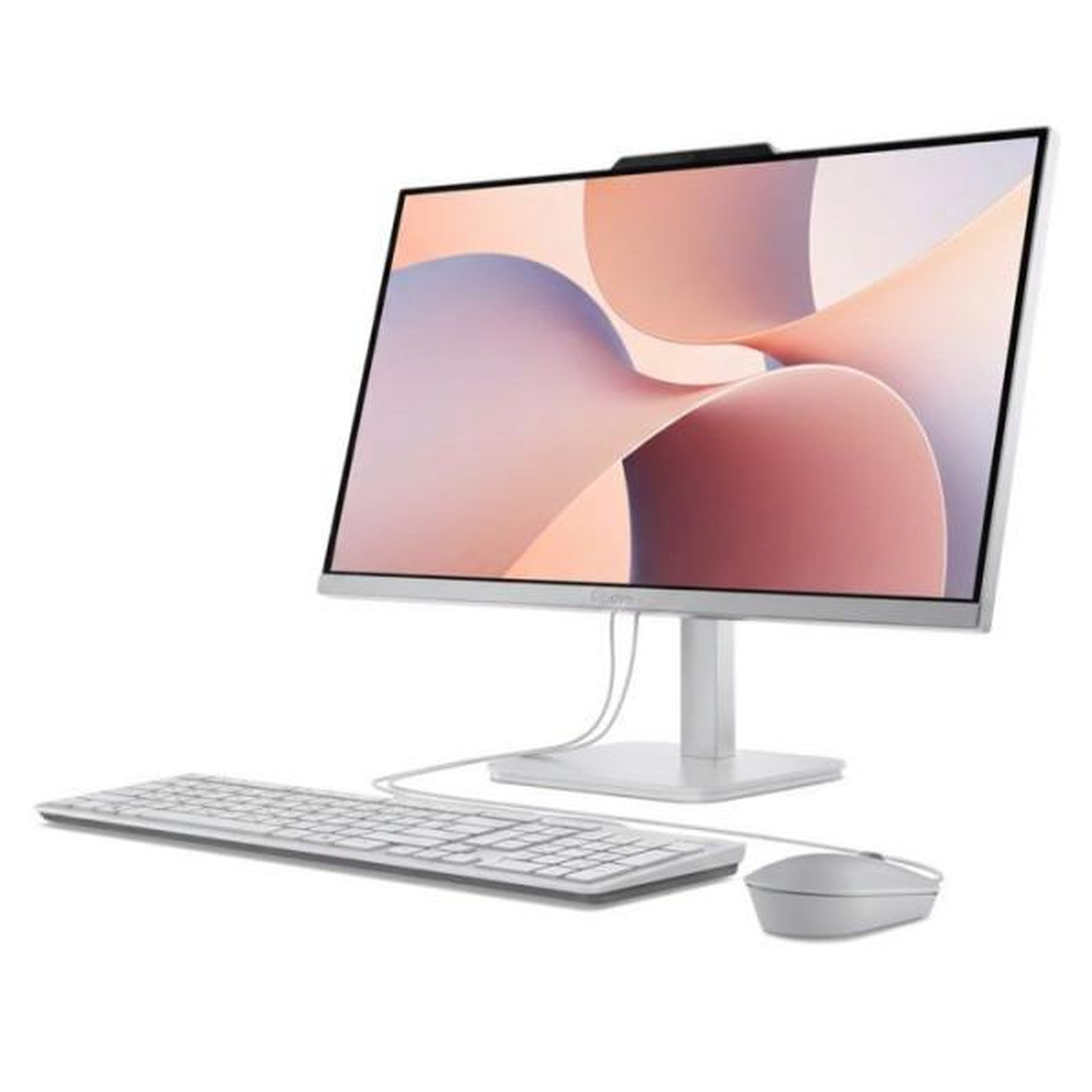 Voir la diapositive 2 : Lenovo PC Tout-en-un LENOVO Lenovo A105 24 - Sans Windows - 23.8 FHD - Ryzen 5 40 - RAM 8 Go - SSD 512 Go - Clavier + Souris filaire