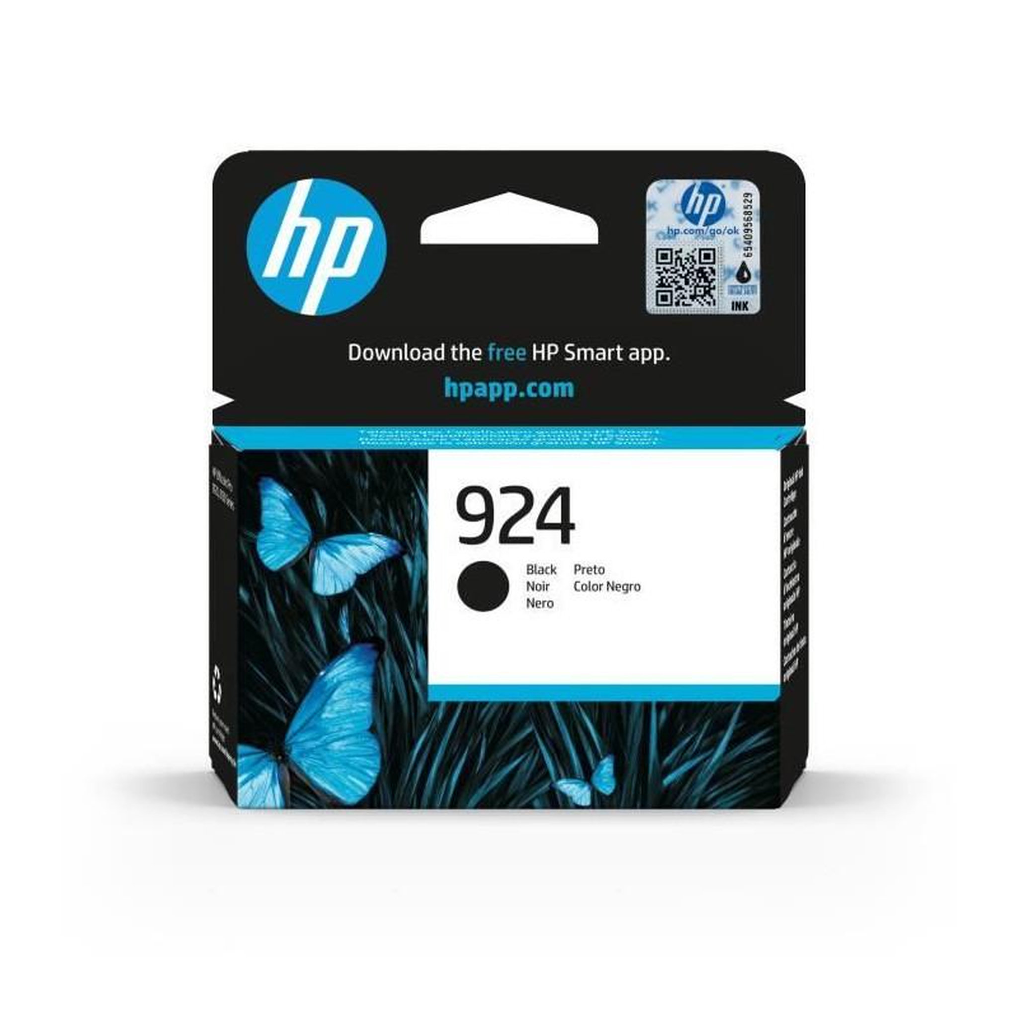 HP HP 924 Cartouche Encre Authentique noir