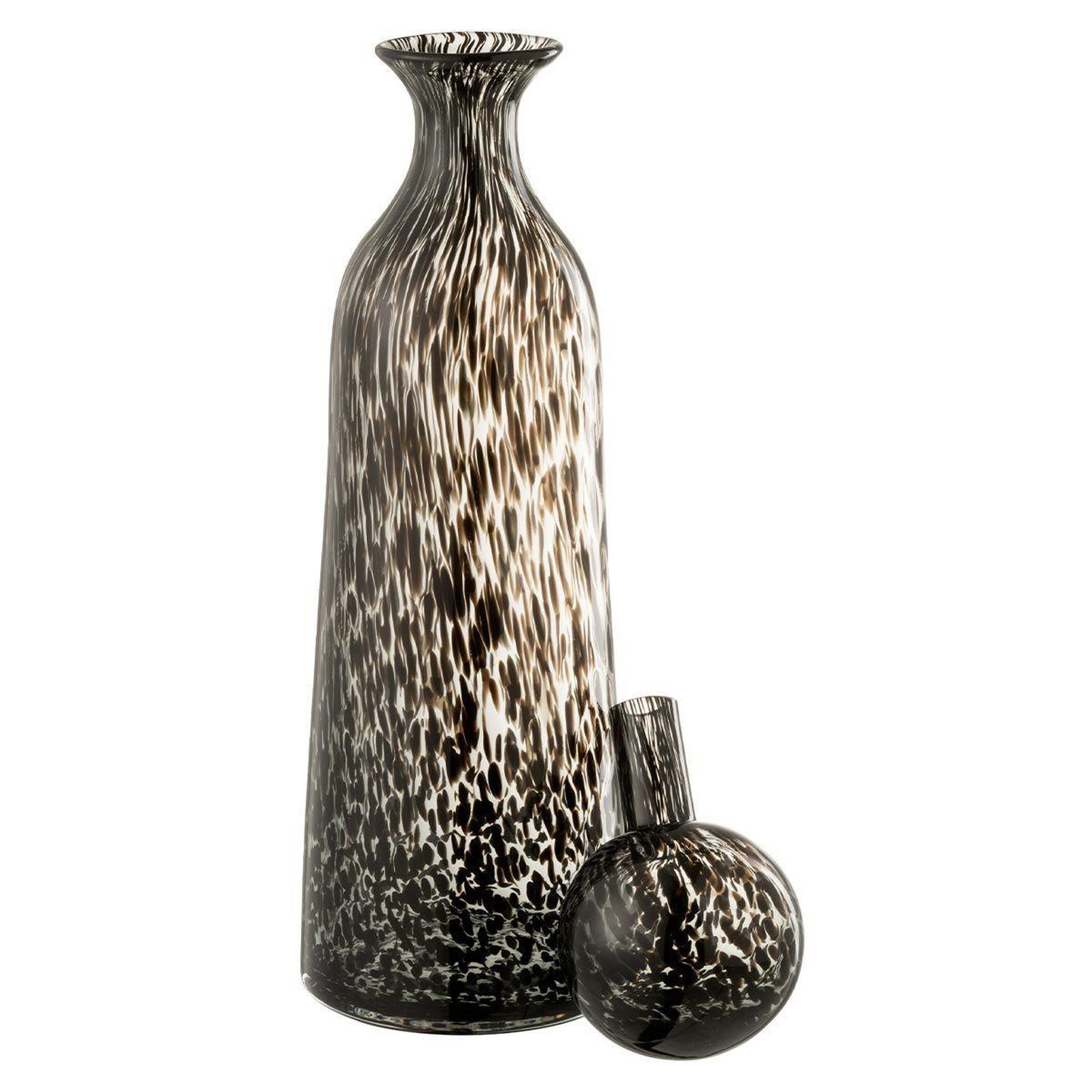 Voir la diapositive 2 : J-LINE Bouteille avec bouchon design  vidao  44cm noir